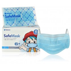 Medicom SafeMask 中童口罩(獨立包裝藍色40隻裝)