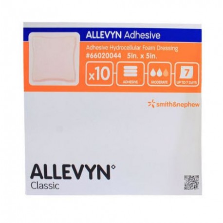 ALLEVYN Adhesive 12.5cmX12.5cm 5in.X5inch 6600044