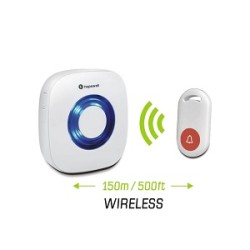 150m EXTRA Plug-In Wireless Call Bell or Doorbell